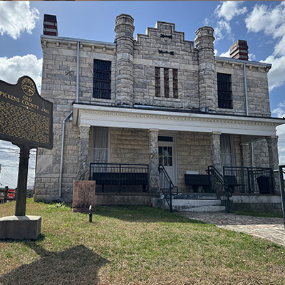 Old Picken County Jail in Jasper GA