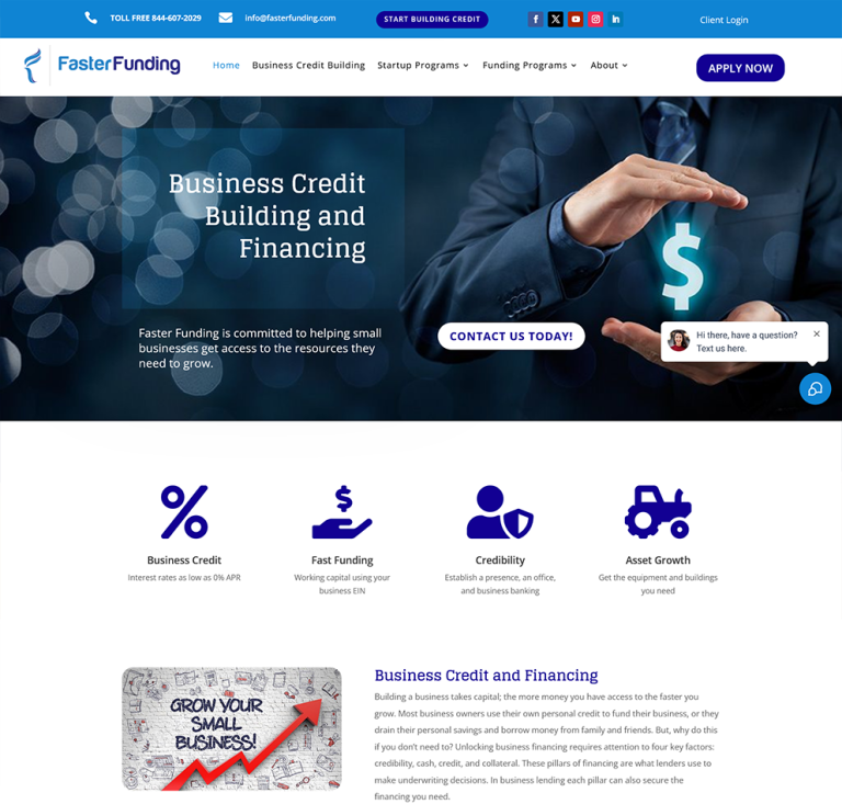 fasterfunding website 768x733