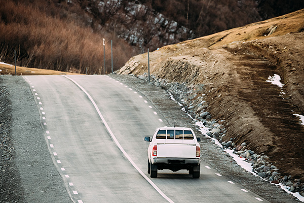 driving in the appalachian mountains