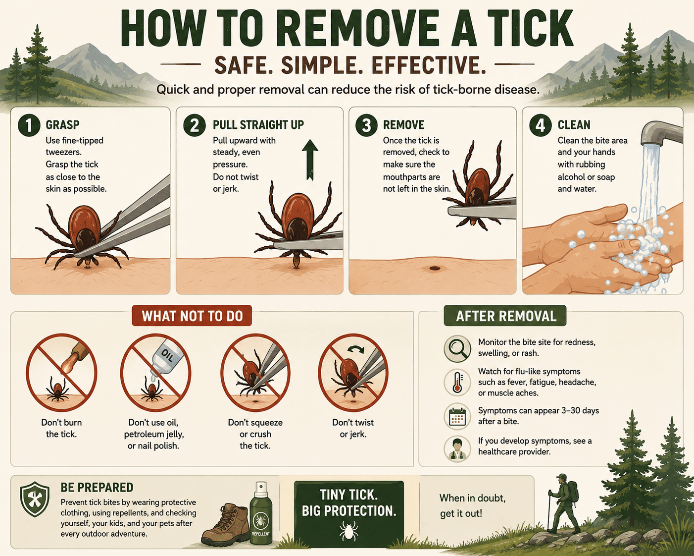 tick removal How to remove tick