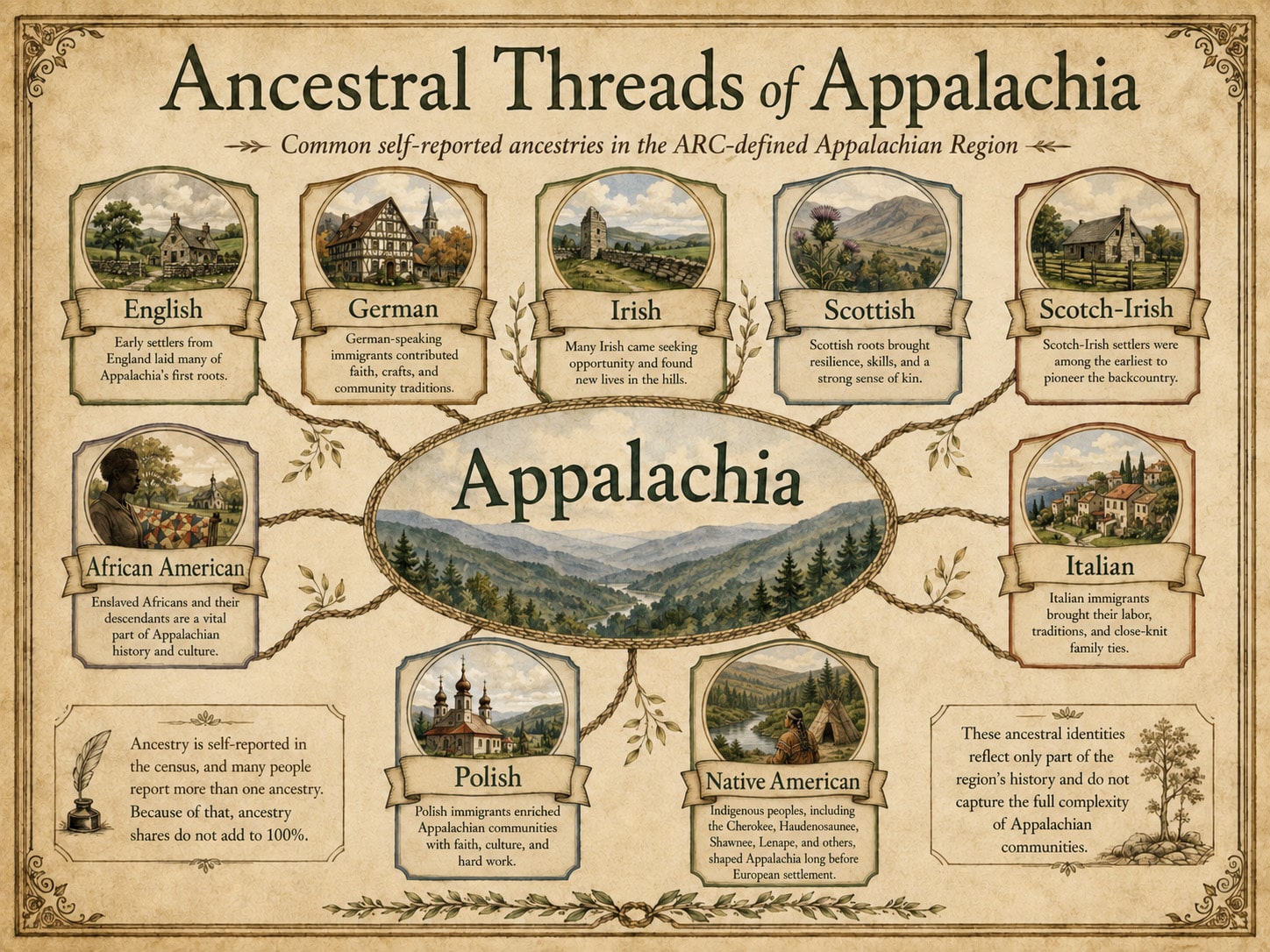 ancestral-threads Ethnic origins of Appalachians